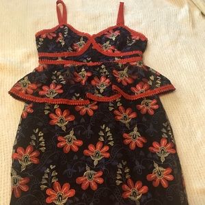 Lulus, peplum dress (sz M)